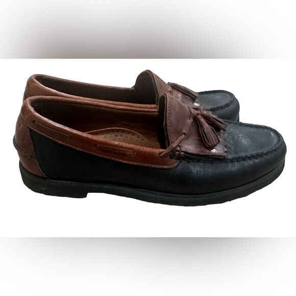 Sebago leather boat shoes size 9 - Picture 2 of 5